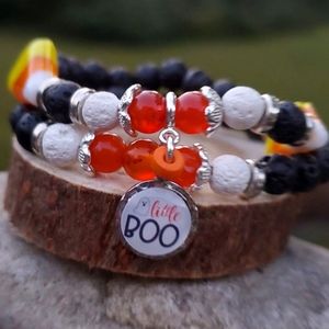 Halloween LAVA BEAD Bracelet Sets